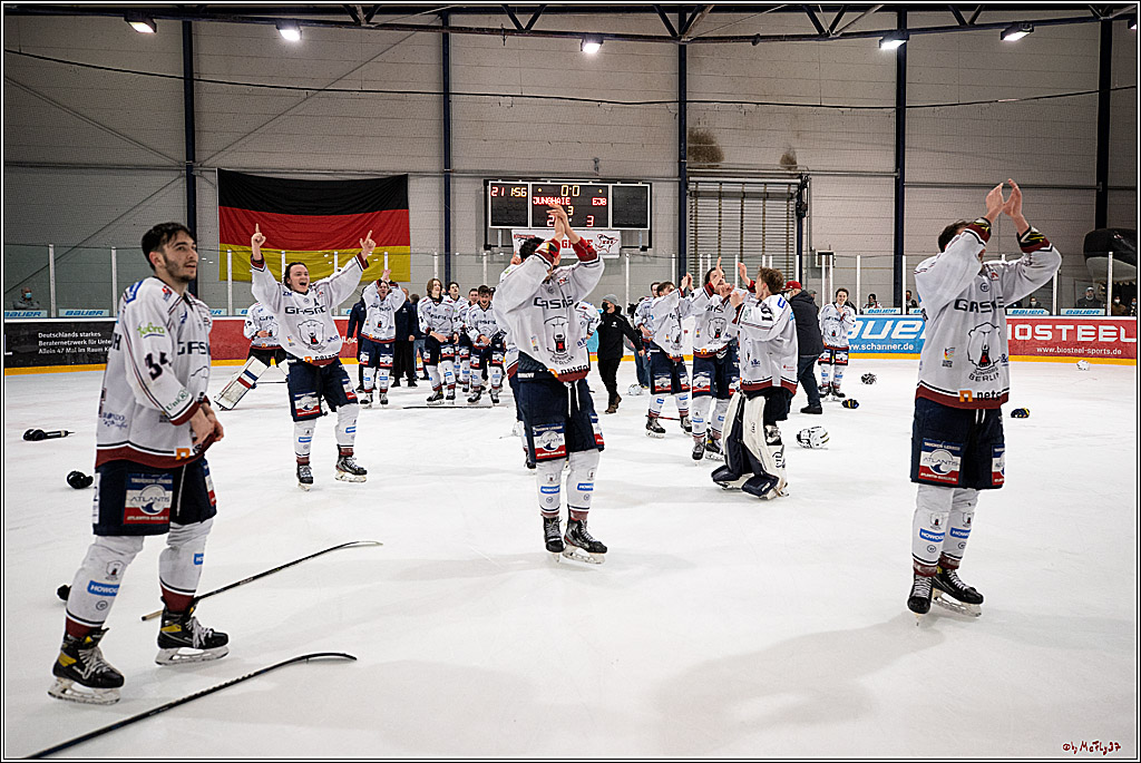 U20-DNL Meisterschaftsfinale;  Koelner Junghaie - Eisbaeren Juniors Berlin; Koeln, 27.03.2022